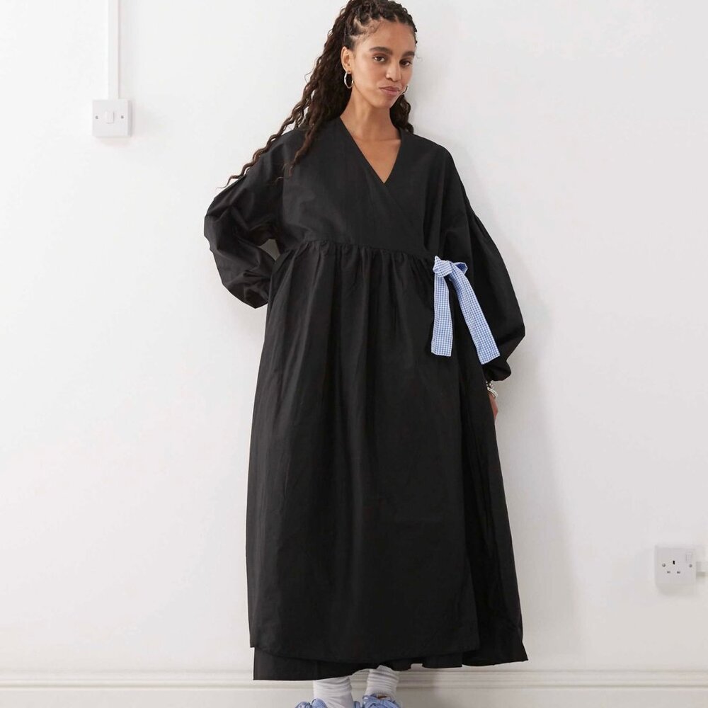 ASOS Maxi Wrap Dress Size 12